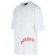 TRICOU DSQUARED, Logo-Print T-shirt , Loose Fit, Alb - S71GD1601D20035101