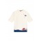 Tricou DSQUARED2,  cream T-shirt with print