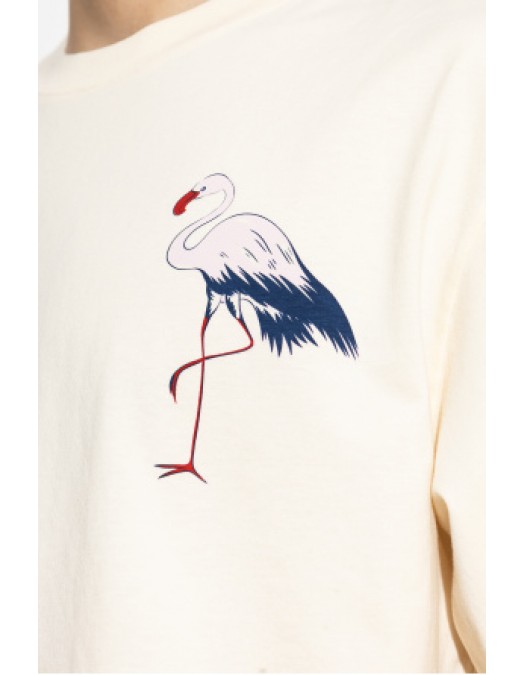 Tricou DSQUARED2,  cream T-shirt with print - S71GD1644D20020103