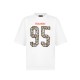Tricou DSQUARED2, Wild2 Loose Fit T-Shirt, Alb - S71GD1649D20033100