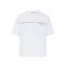 Tricou DSQUARED2, Dsquared2 Tape Loose Fit T-Shirt, Alb