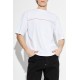 Tricou DSQUARED2, Dsquared2 Tape Loose Fit T-Shirt, Alb - S71GD1653D20033100