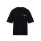 Tricou DSQUARED2, Dsquared2 Tape Loose Fit T-Shirt, Negru