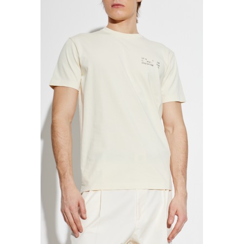 Tricou DSQUARED2, 95 Print, Regular Fit T-Shirt, Cream