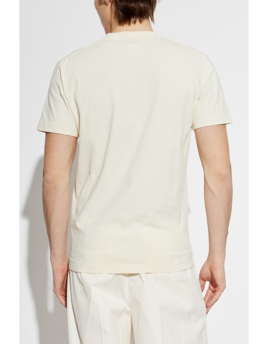 Tricou DSQUARED2, 95 Print, Regular Fit T-Shirt, Cream - S71GD1660D20033103