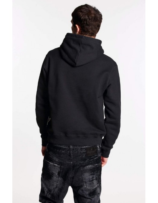 Hanorac Dsquared2, Cool Hoodie, Black - S71GU0627S25516900