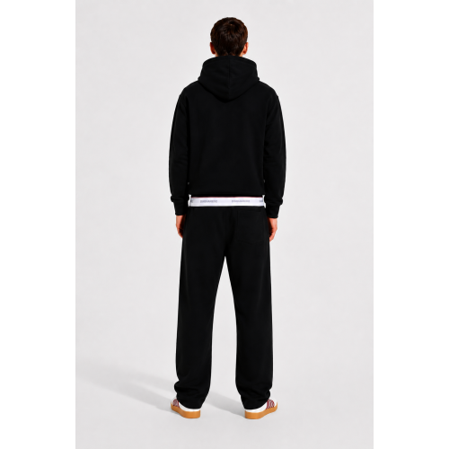 Hanorac DSQUARED2, Tape Relax Fit Hoodie, Negru