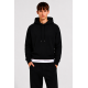 Hanorac DSQUARED2, Tape Relax Fit Hoodie, Negru - S71GU0768D25028900