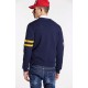 Pulover DSQUARED2, College Cardigan, Albastru - S71HA1230S18366962