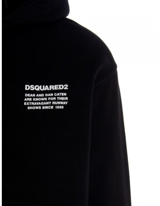 Hanorac Dsquared2, Slogan Zipped Sweatshirt - S71HG0102S25042900