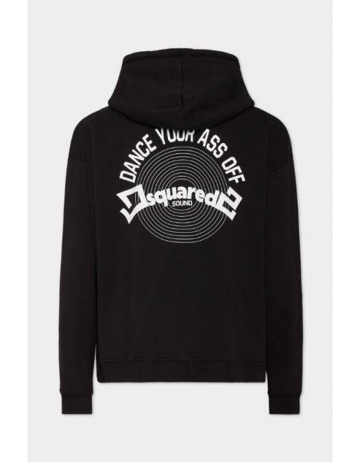 HANORAC DSQUARED2, Dance your ass off Print on back, Negru - S71HG0149S25516900