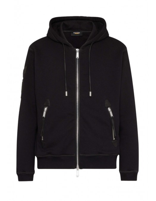 HANORAC DSQUARED2, Ducati x D2, Cool Fit, Negru - S71HG0153S25516900 HANORAC DSQUARED2, Ducati x D2, Cool Fit, Negru - S71HG0153S25516900