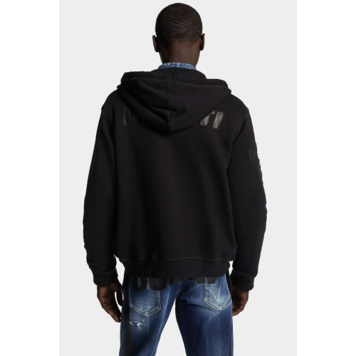 HANORAC DSQUARED2, Ducati x D2, Cool Fit, Negru HANORAC DSQUARED2, Ducati x D2, Cool Fit, Negru