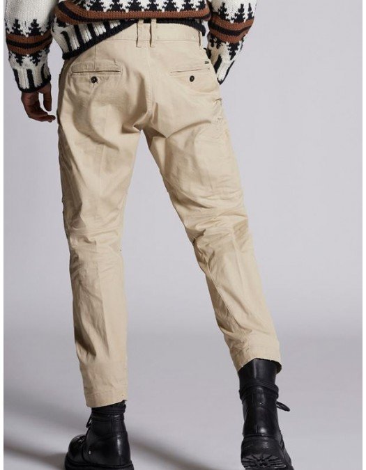 Pantaloni DSQUARED2, Patchwork Chino - S71KB0414S39021111