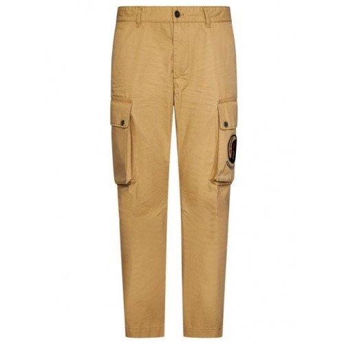 Pantaloni DSQUARED2, Surf Club Patch, Beige
