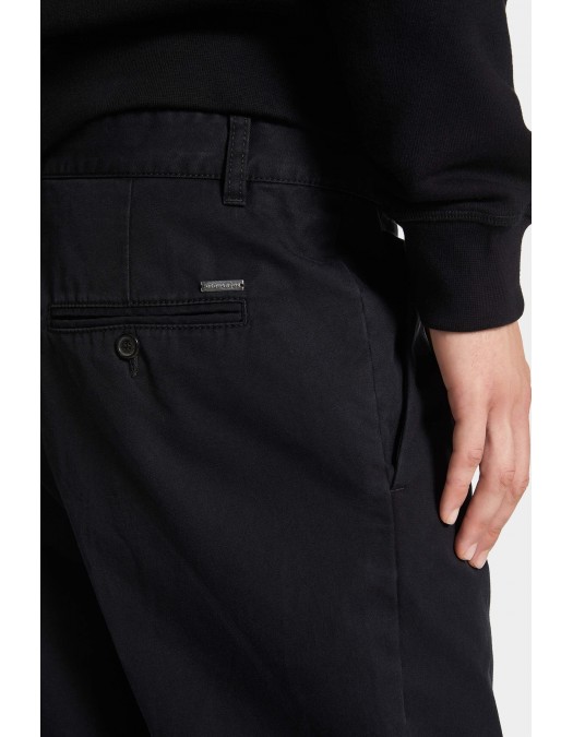 PANTALONI DSQUARED2, One Pleat Cotton, Black - S71KB0684S41794900