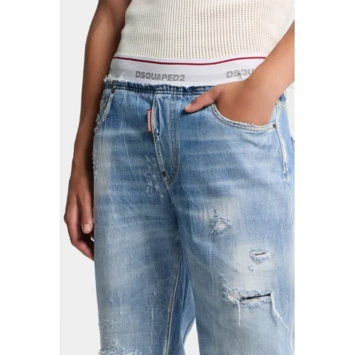 Jeans DSQUARED2, Light Wash Denim Jogger