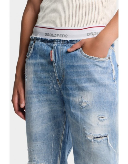 Jeans DSQUARED2, Light Wash Denim Jogger - S71KB0783D30038470