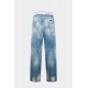 Jeans DSQUARED2, Light Wash Denim Jogger - S71KB0783D30038470