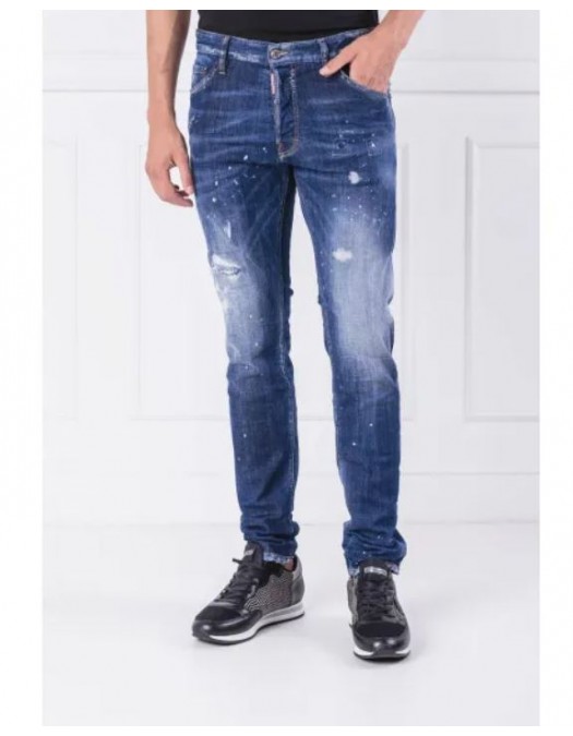 BLUGI DSQUARED2, CInci buzunare, Cool Guy Jean, Bleumarin - S71LB0487470