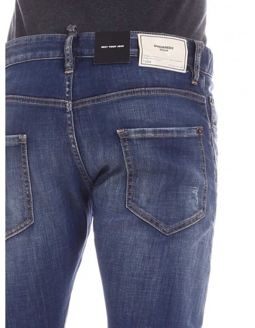 JEANS DSQUARED2 SS20 SEXY TWIST JEAN - S71LB0748470 - JEANS BARBATI
