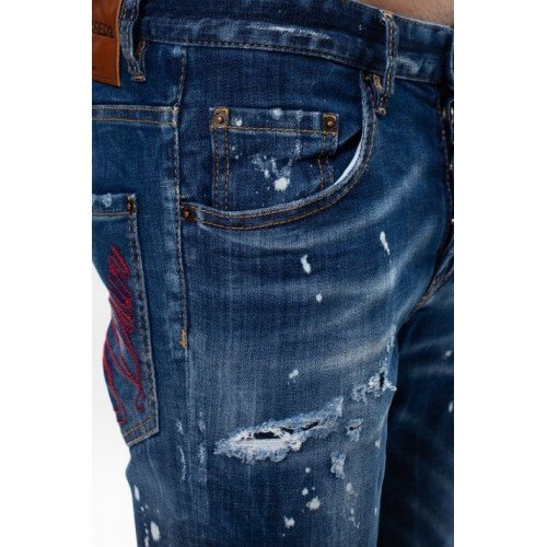 Jeans Dsquared2, Skater Jeans, Albastru