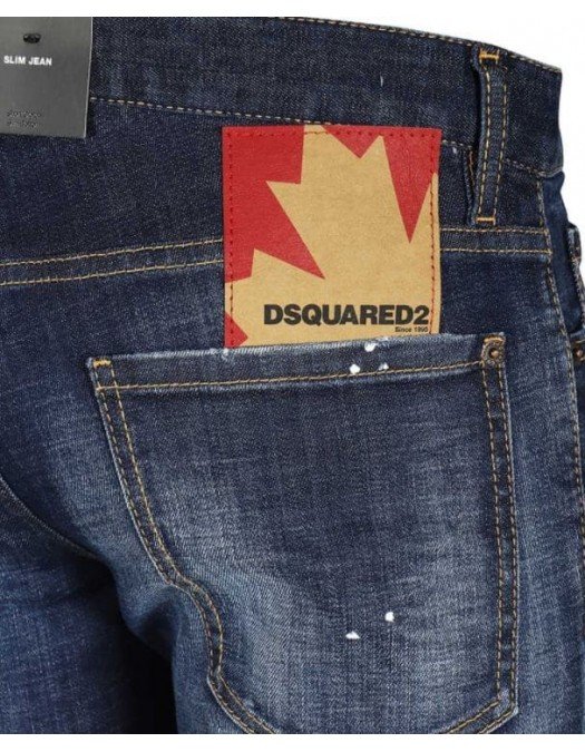 Jeans Dsquared2, Slim Jeans, Albastru - S71LB0775470