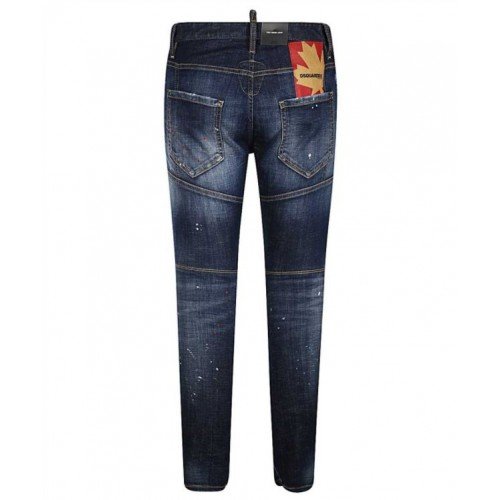 Jeans Dsquared2, Tidy Biker Jeans, Albastru