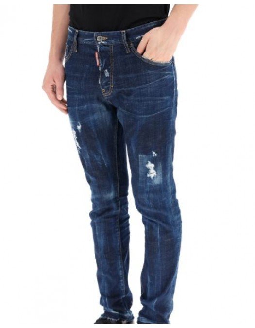 Jeans Dsquared2, Sexy Mercury, Albastru - S71LB0789470