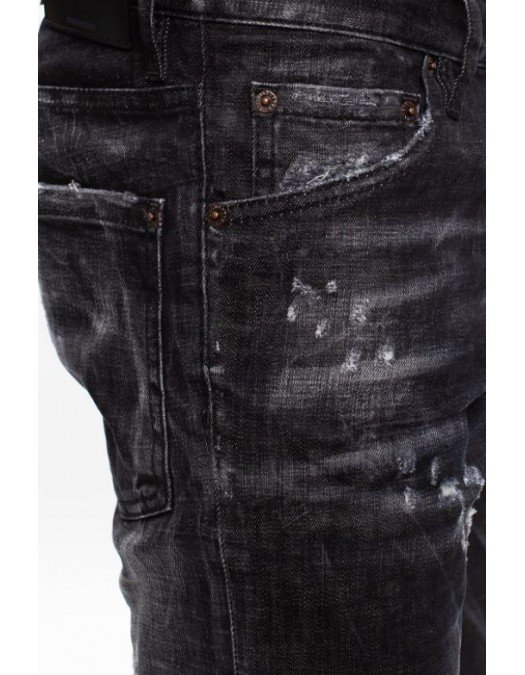 Jeans Dsquared2, Cool Guy Jeans, Negru - S71LB0800900
