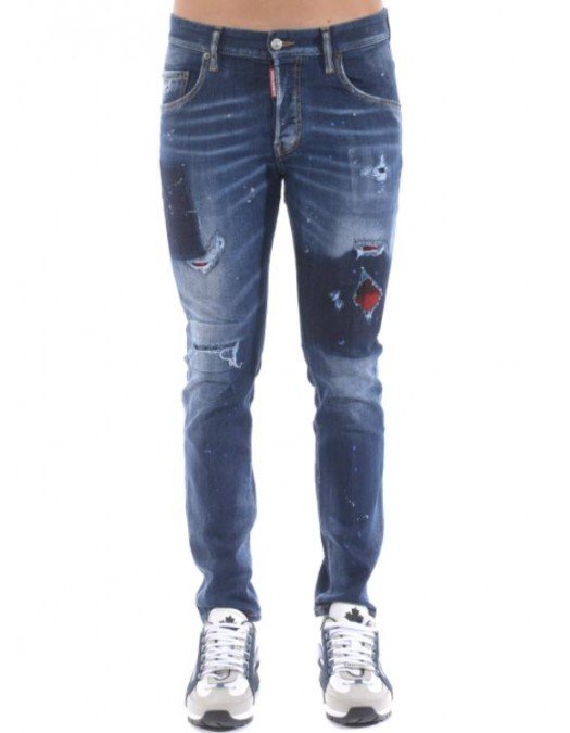 Jeans Dsquared2, Skater Jeans, Albastru - S71LB0838470