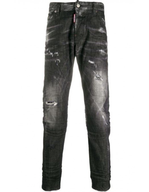 Blugi Dsquared2, Cool Guy Jeans, Negru - S71LB0860900