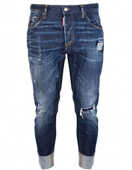 Jeans DSQUARED2, Cropped Distressed-Effect Jeans - S71LB0939S30342470