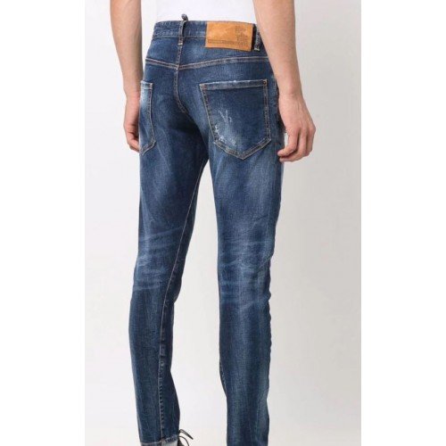 Jeans DSQUARED2, Efect de Stropire, Bumbac,  Sexy Twist