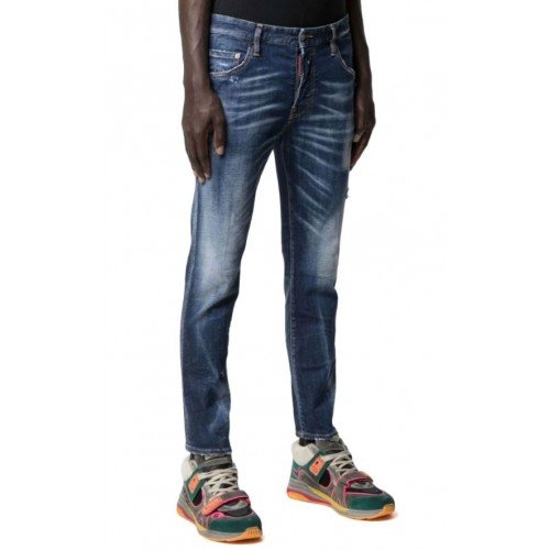Jeans DSQUARED2, Dark Fade Wash Skater Jeans