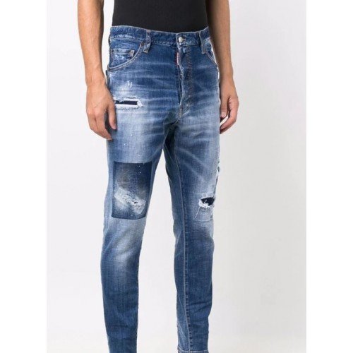 JEANS DSQUARED2, Blue, Relax Long Crotch Jean