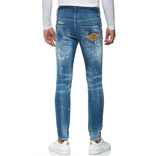 Jeans DSQUARED2, Eticheta Denim Stuff, Croiala Skater Jean