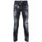 JEANS DSQUARED2, Black, Mid Rise Slim Cut