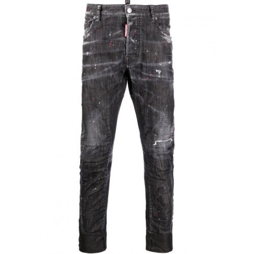 BLUGI DSQUARED2, Tidy Biker, Color Splash, Negru
