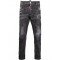 BLUGI DSQUARED2, Tidy Biker, Color Splash, Negru