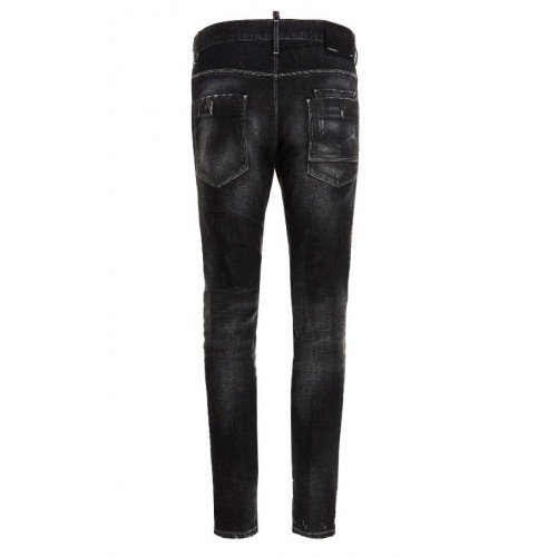 BLUGI DSQUARED2, Skater, Buzunar dublu, Negru