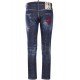 Jeans  DSQUARED2, Dark Bob Wash Skater Jeans, Bleumarin - S71LB1165S30789470