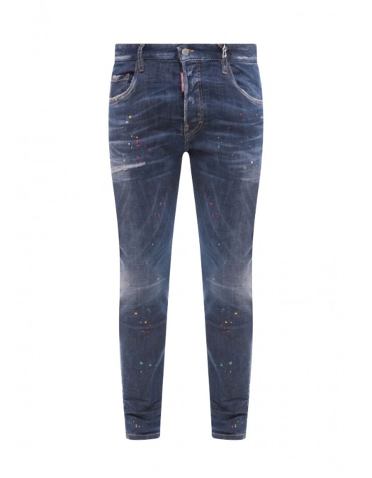 BLUGI DSQUARED2, Dark Bob Wash Super Twinky Jeans - S71LB1166S30789470 BLUGI DSQUARED2, Dark Bob Wash Super Twinky Jeans - S71LB1166S30789470