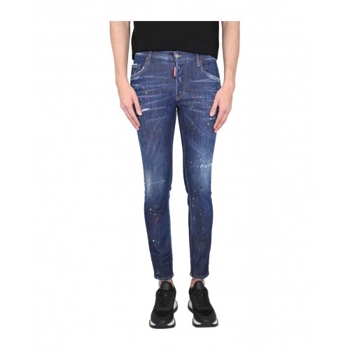 BLUGI DSQUARED2, Dark Bob Wash Super Twinky Jeans BLUGI DSQUARED2, Dark Bob Wash Super Twinky Jeans