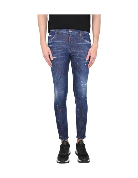 BLUGI DSQUARED2, Dark Bob Wash Super Twinky Jeans - S71LB1166S30789470 BLUGI DSQUARED2, Dark Bob Wash Super Twinky Jeans - S71LB1166S30789470