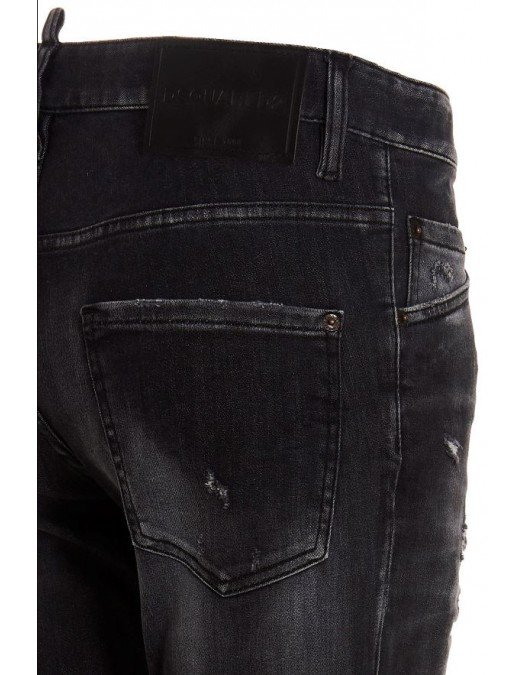 Jeans DSQUARED2, Skater Stretch Denim Jeans, Negru - S71LB1201S30503900