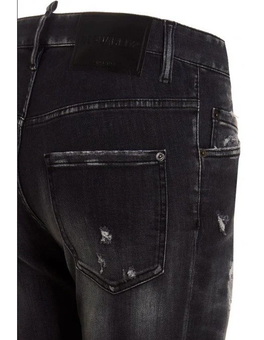 BLUGI DSQUARED2, Bumbac, Super Twinky, Black - S71LB1202S30503900 BLUGI DSQUARED2, Bumbac, Super Twinky, Black - S71LB1202S30503900