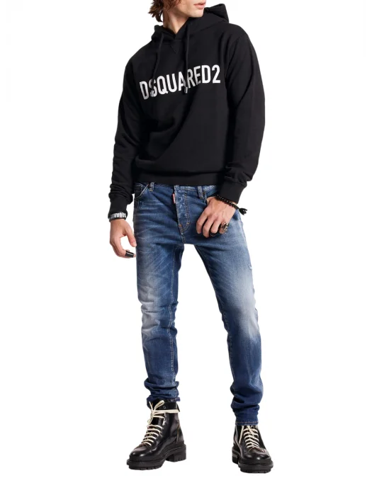 BLUGI DSQUARED2,Dark SS Fade Wash Cool Guy, Blue - S71LB1230S30685470 BLUGI DSQUARED2,Dark SS Fade Wash Cool Guy, Blue - S71LB1230S30685470