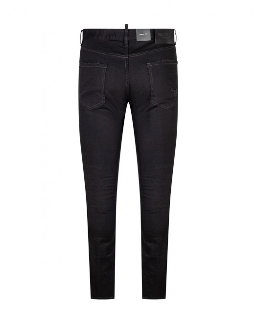 BLUGI DSQUARED2, Cool Guy, Slim fit, Details, Black - S71LB1232S30730900