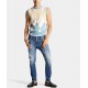 BLUGI DSQUARED2,Denim Skinny Jeans, Indigo Blue - S71LB1384S30342470 BLUGI DSQUARED2,Denim Skinny Jeans, Indigo Blue - S71LB1384S30342470